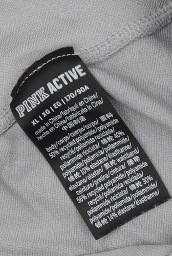 Pink Active Grey Women's XL Leggings for Gym & Yoga