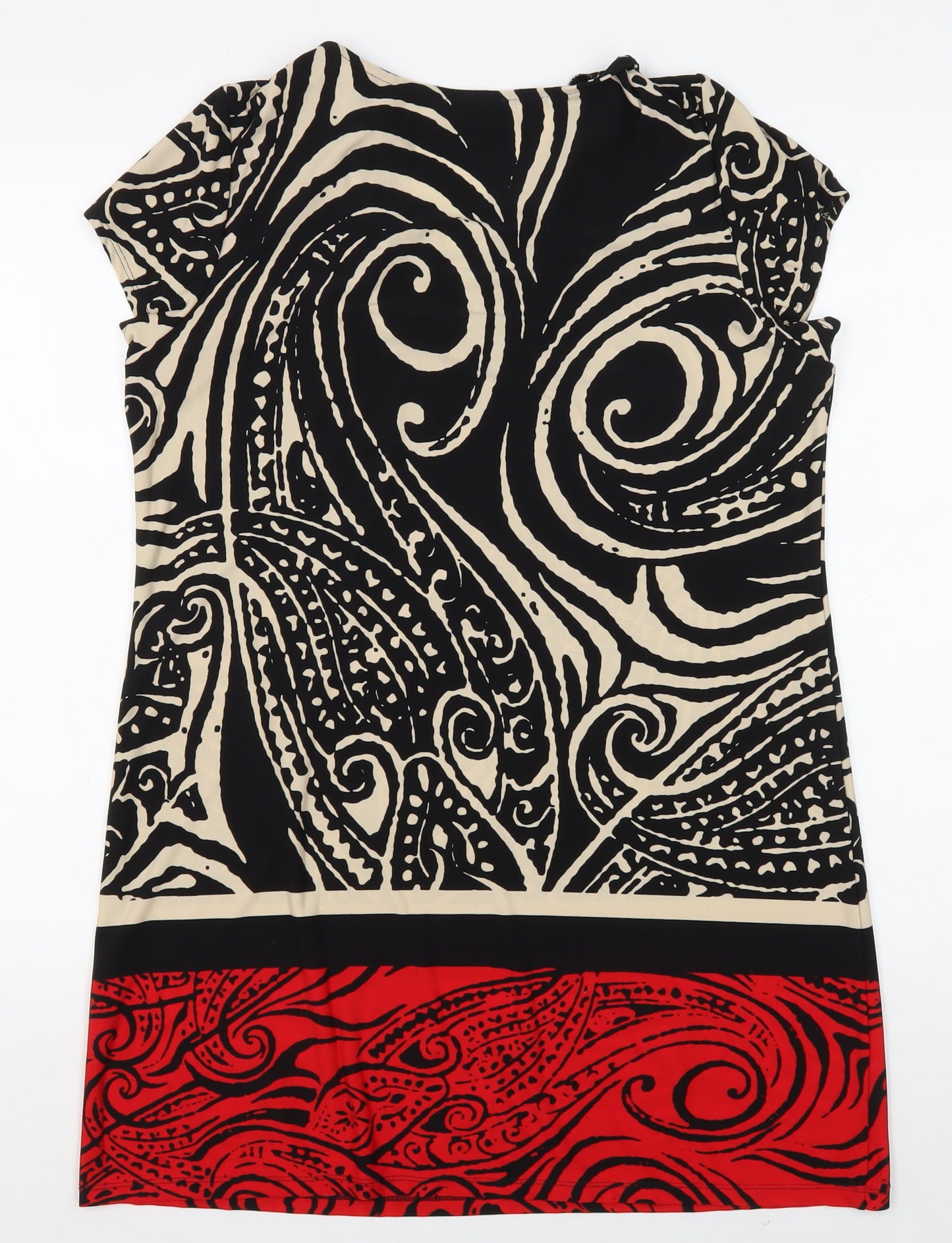 Wallis Women's Black Multicoloured M Shift Dress