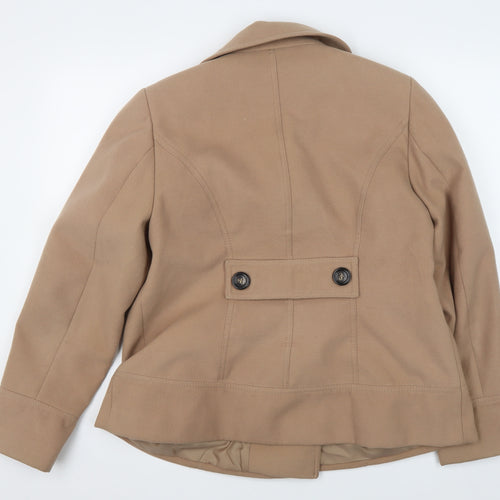 Marks and Spencer Women's Beige Pea Coat Size 16
