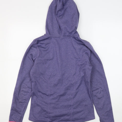 Champion Women's Purple 1/4 Zip Hoodie