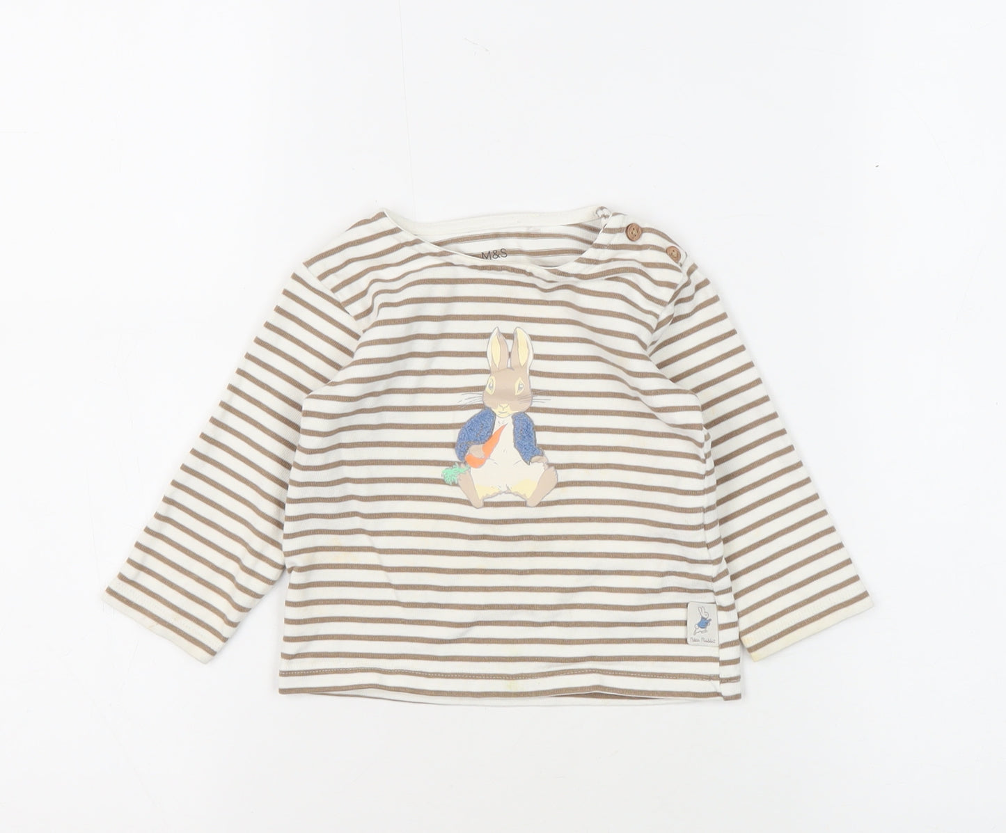 Marks and Spencer Peter Rabbit Long Sleeve T-Shirt 9-12 Months