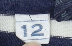 Seasalt Women's Blue Striped Long Sleeve Top Size 12