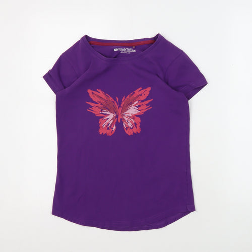Mountain Warehouse Women's Purple T-Shirt Size 6