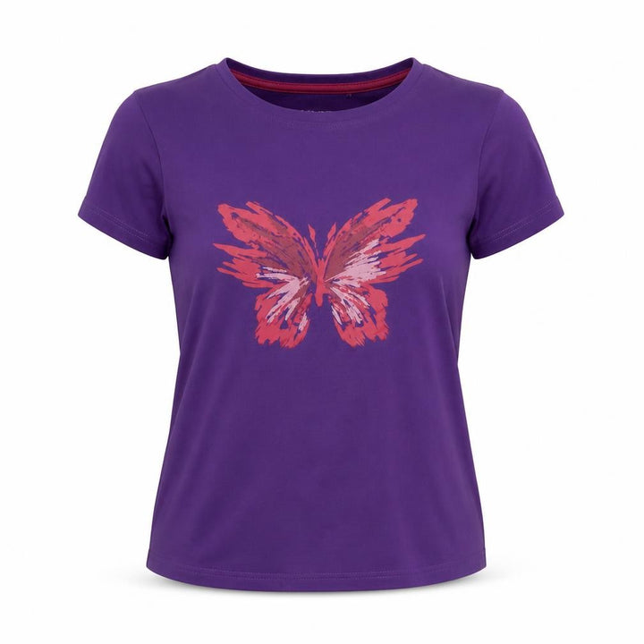 Mountain Warehouse Women's Purple T-Shirt Size 6