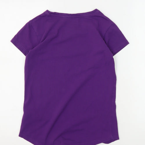 Mountain Warehouse Women's Purple T-Shirt Size 6