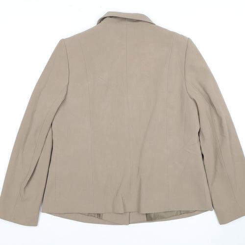 Eastex Beige Women's Suit Jacket Size 12 Regular