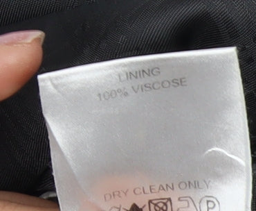 Jeff Banks Men's Grey Striped Suit Jacket, Size 42L, Formal