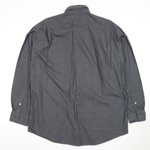 Ben Sherman Men's Grey Dress Shirt 16 Long Sleeve Classic