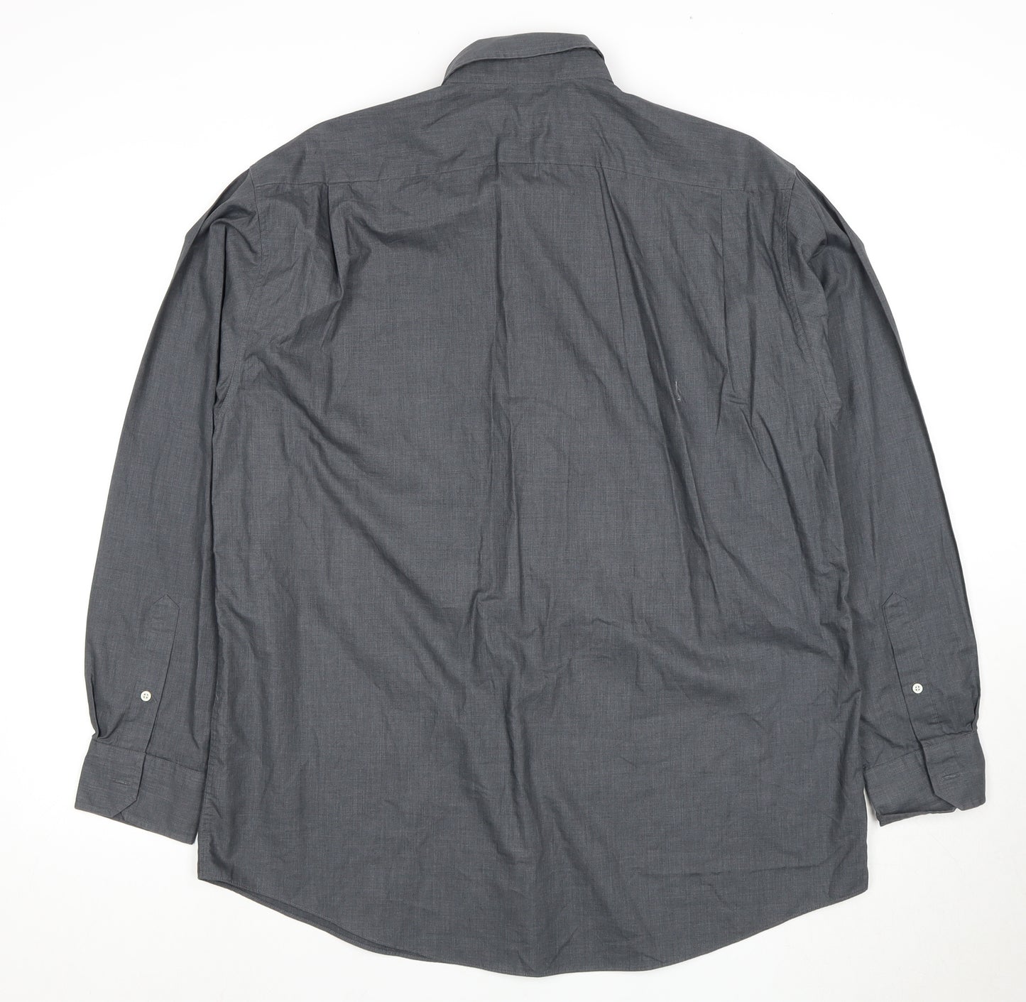Ben Sherman Men's Grey Dress Shirt 16 Long Sleeve Classic