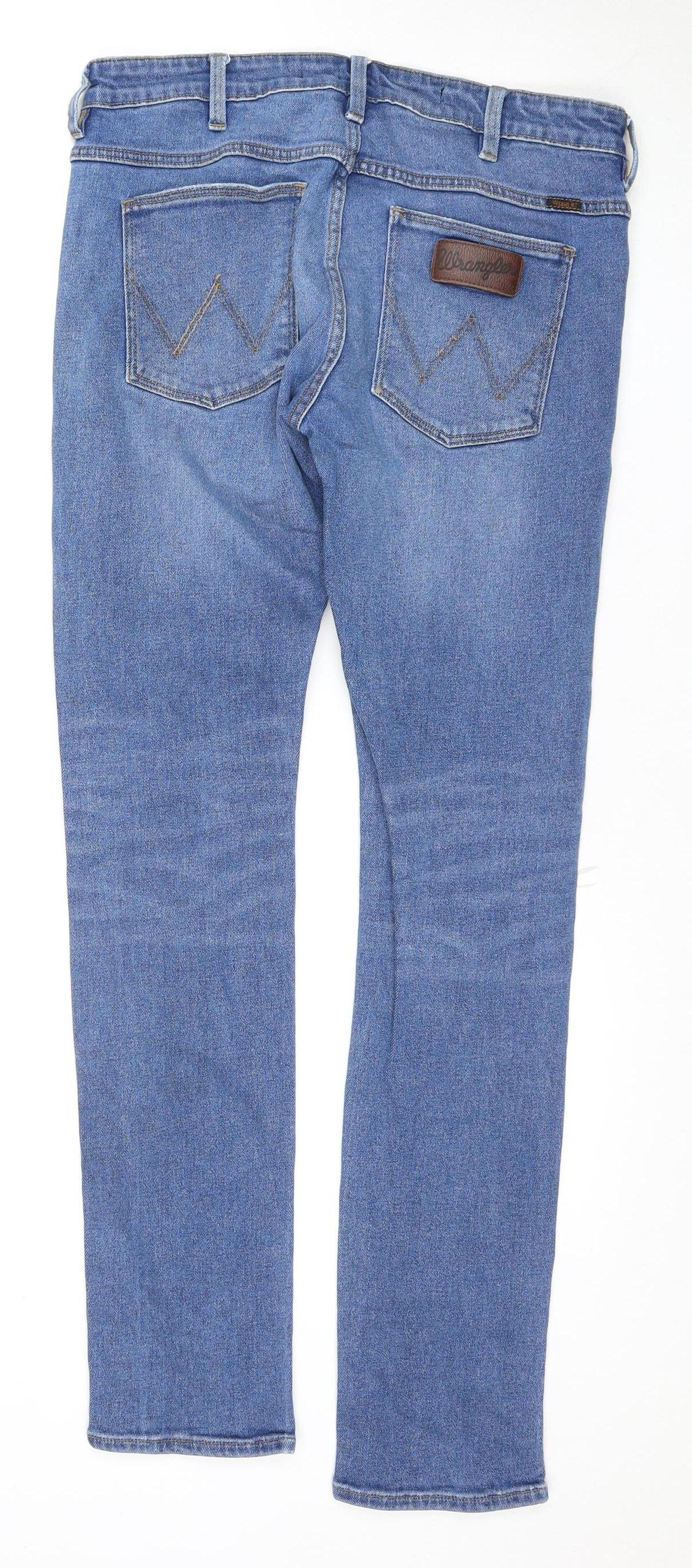 Wrangler Women's Straight Blue Jeans M