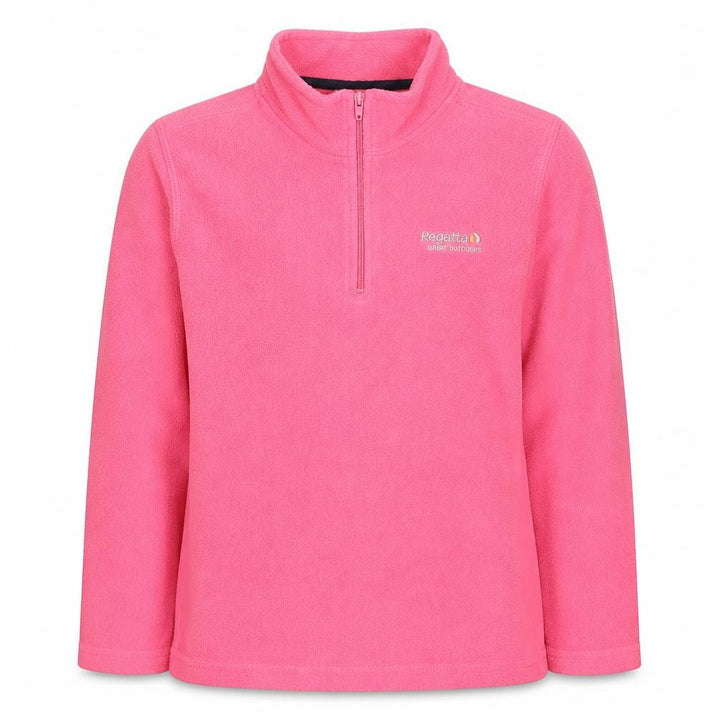 Regatta Girls Pink Fleece Pullover Sweatshirt 9 Years