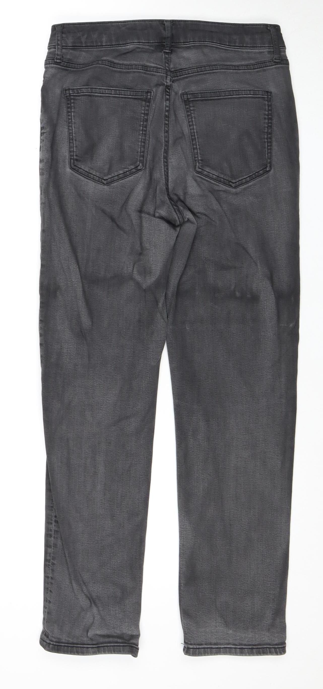 Boden Women's Slim Straight Grey Jeans Size 12