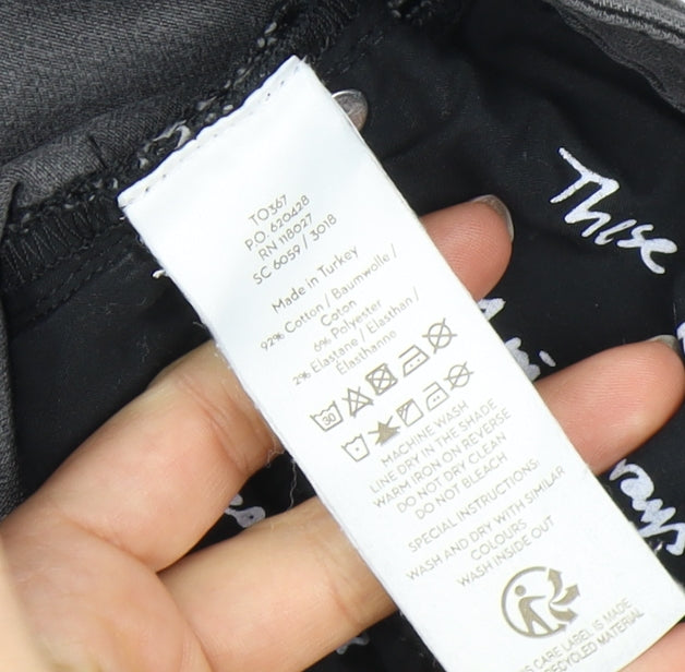 Boden Women's Slim Straight Grey Jeans Size 12