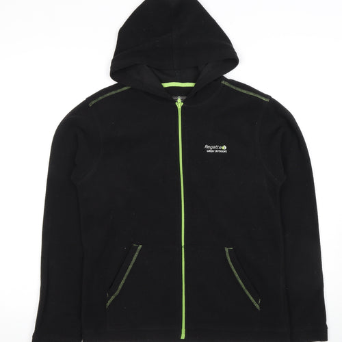 Regatta Teens Black Fleece Jacket Full Zip Size 34