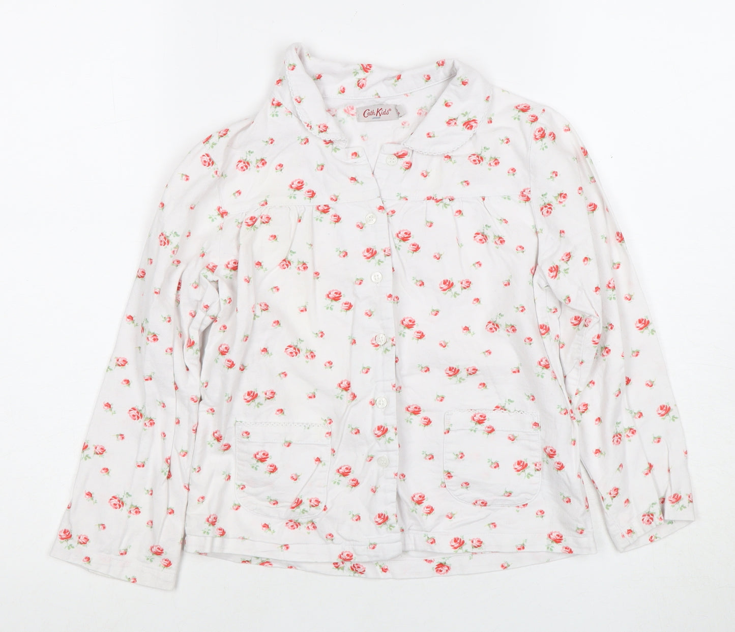 Cath Kidston Floral Girls Button-Up Shirt, Multicoloured, 7-8 Years