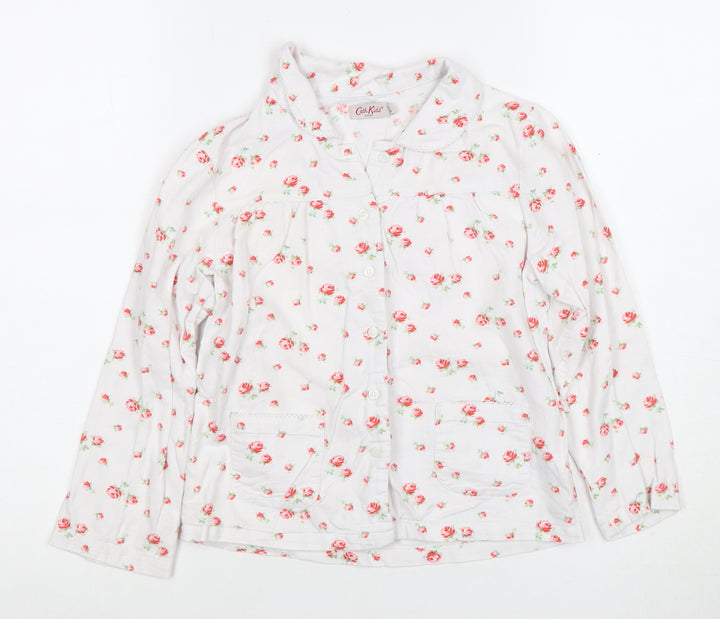 Cath Kidston Floral Girls Button-Up Shirt, Multicoloured, 7-8 Years