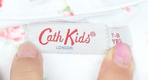 Cath Kidston Floral Girls Button-Up Shirt, Multicoloured, 7-8 Years