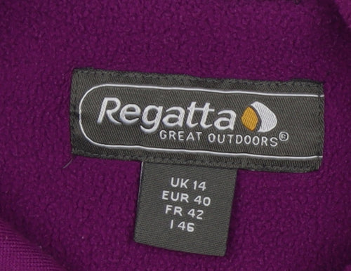 Regatta Women's Purple Pullover Fleece UK 14
