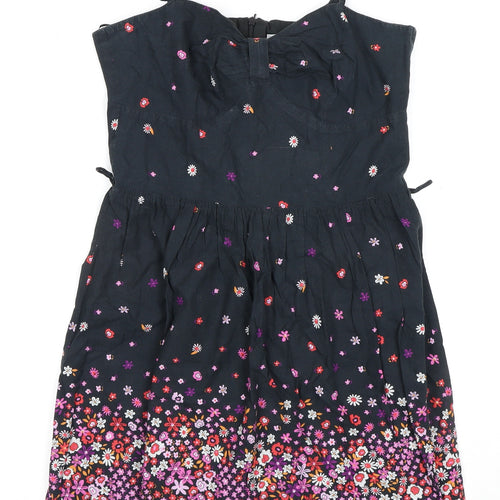 Red Herring Women's Black Floral Slip Dress