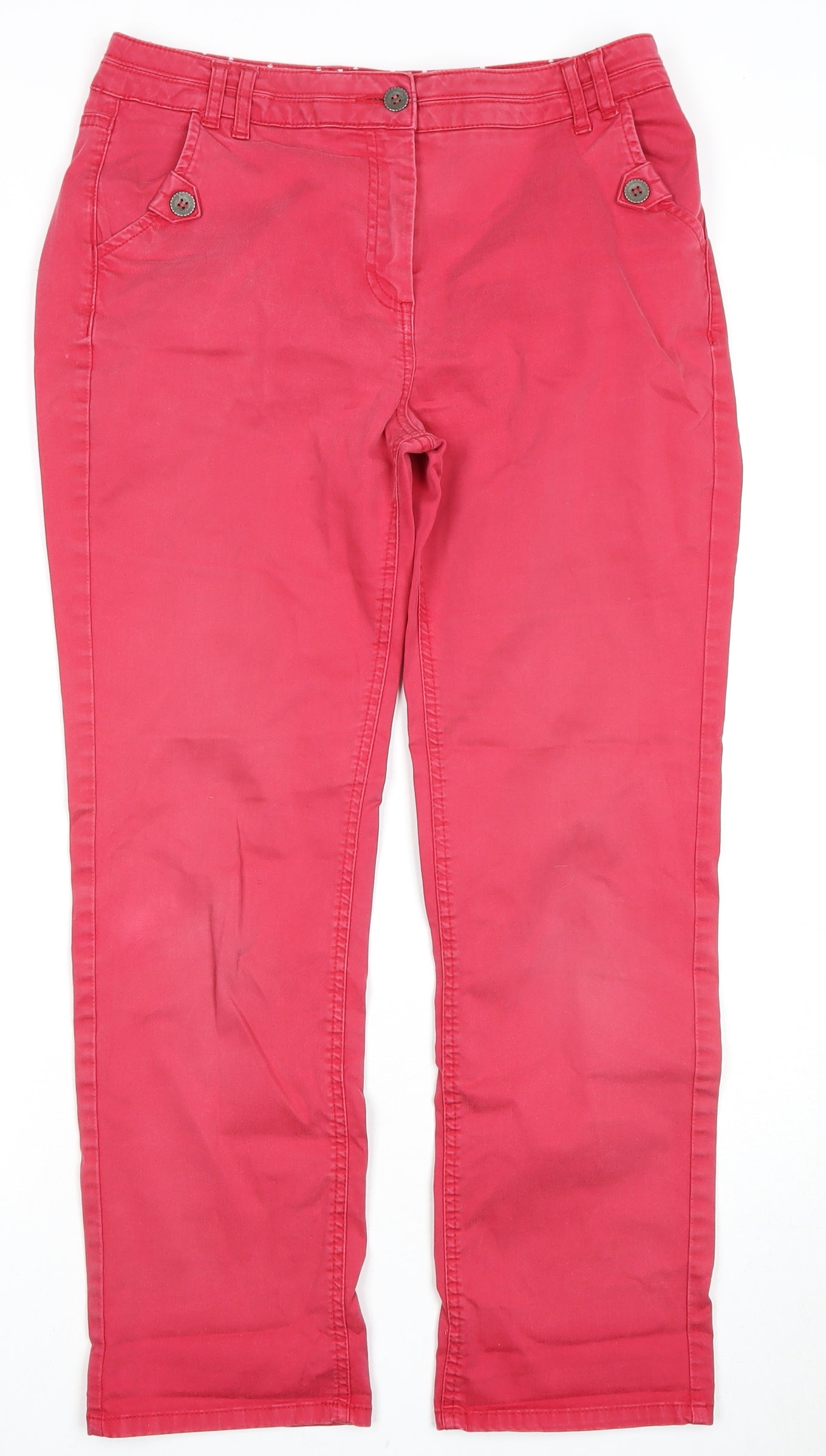 Primark Teens Red Polka Dot Straight Leg Jeans, S