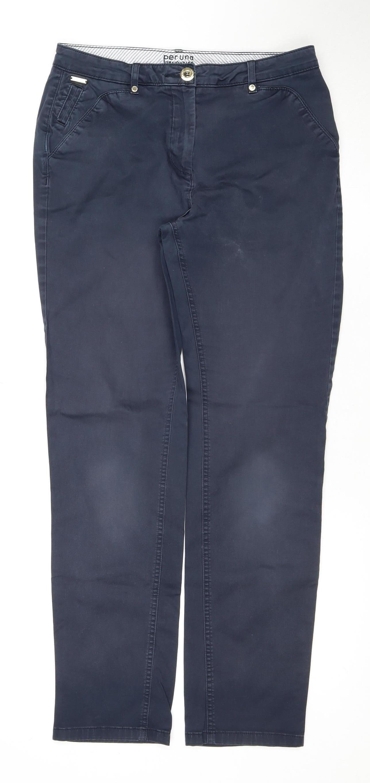 Marks and Spencer Women's Blue Regular Fit Jeans Size 10