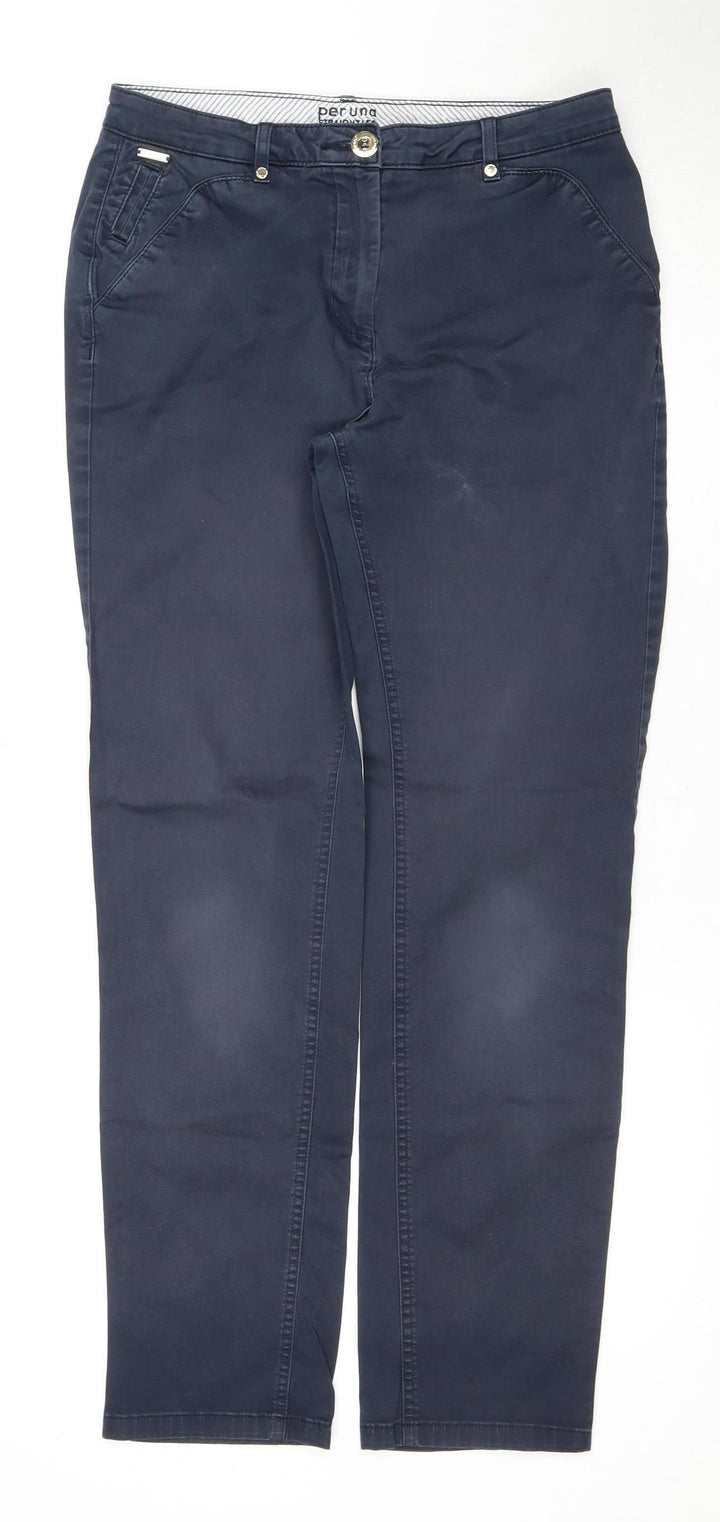 Marks and Spencer Women's Blue Regular Fit Jeans Size 10