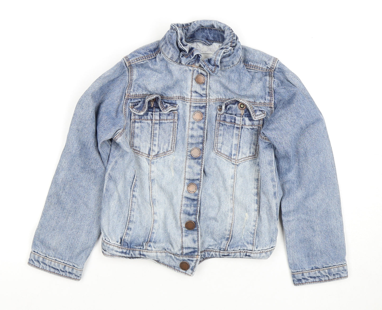 Next Girls Blue Denim Jacket 5-6 Years