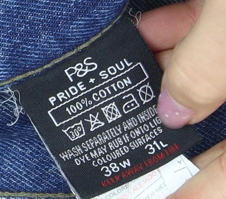 Pride & Soul Men's Blue Straight Jeans Size 38