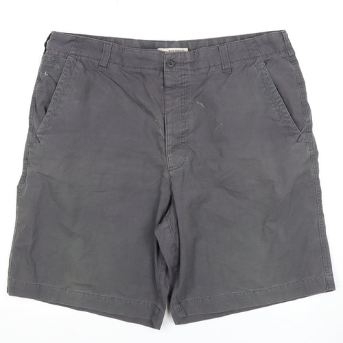 Marks and Spencer Men's Black Chino Shorts - Size 40 in