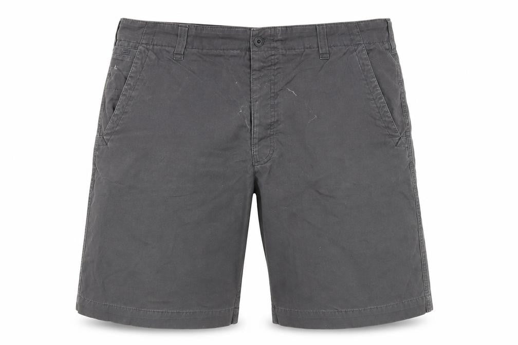 Front view of Marks & Spencer Men's Black Chino Shorts -, size 40, in