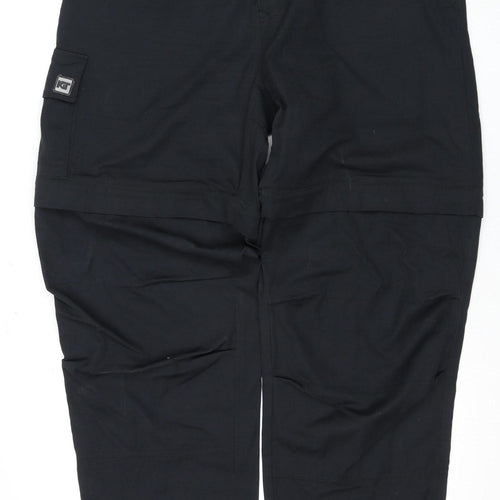 Kit Men's Black Cargo Trousers - Size 38 with Pockets