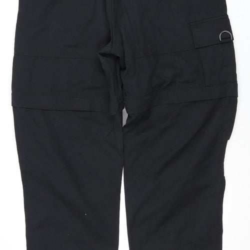 Kit Men's Black Cargo Trousers - Size 38 with Pockets