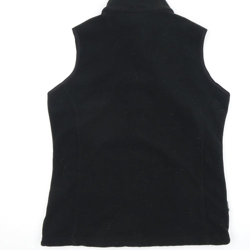 Trespass Women's Black Fleece Waistcoat, M, Full Zip