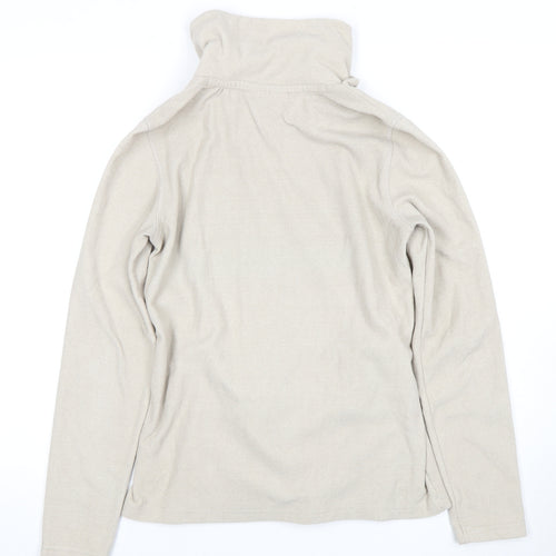 Mountain Warehouse Women's Beige Cowl Neck Sweatshirt Size 10