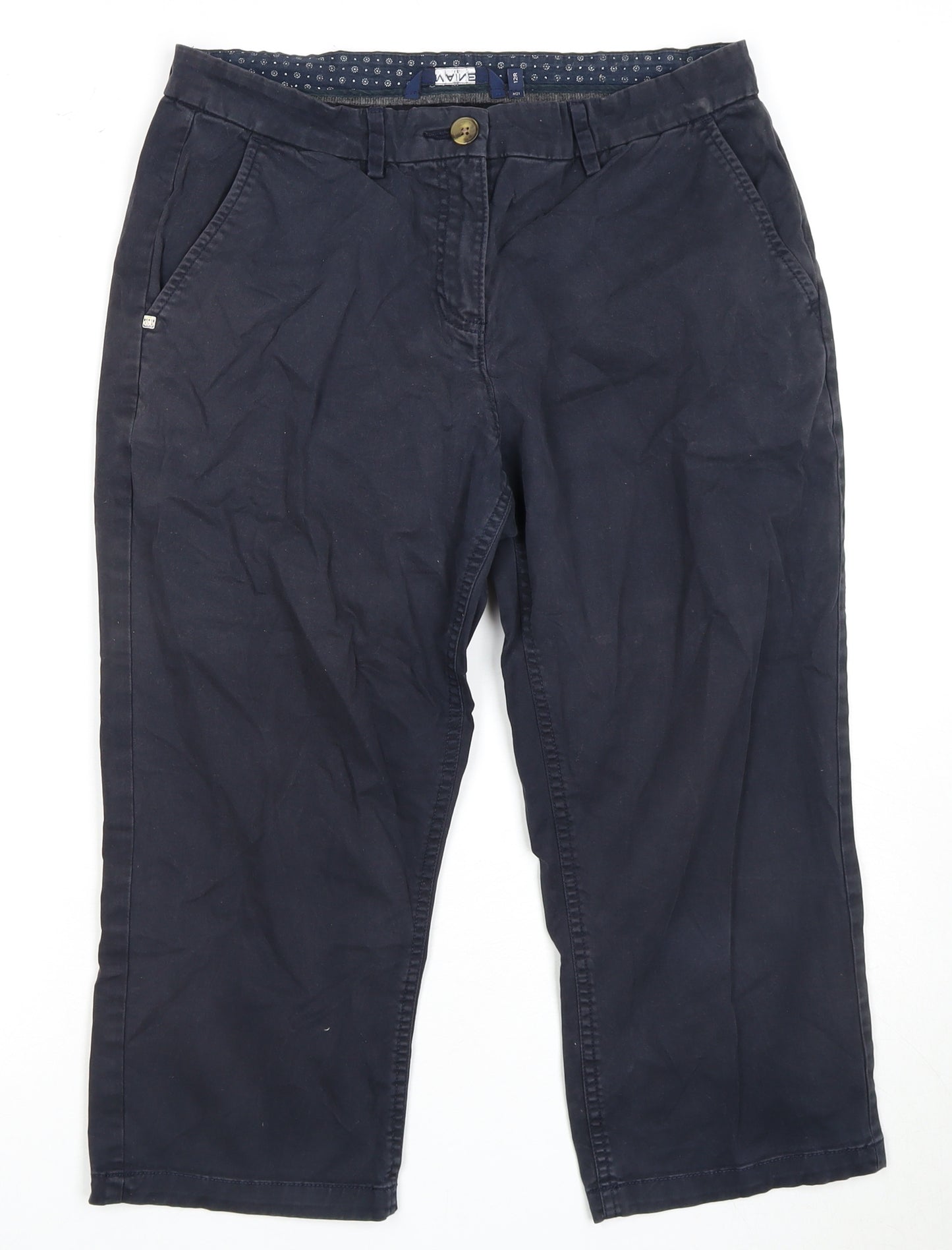 Maine Women's Black Chino Trousers Size 12 - Casual Wear
