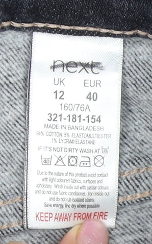 Next Women's Blue Slim Fit Denim Jeans, Size 12