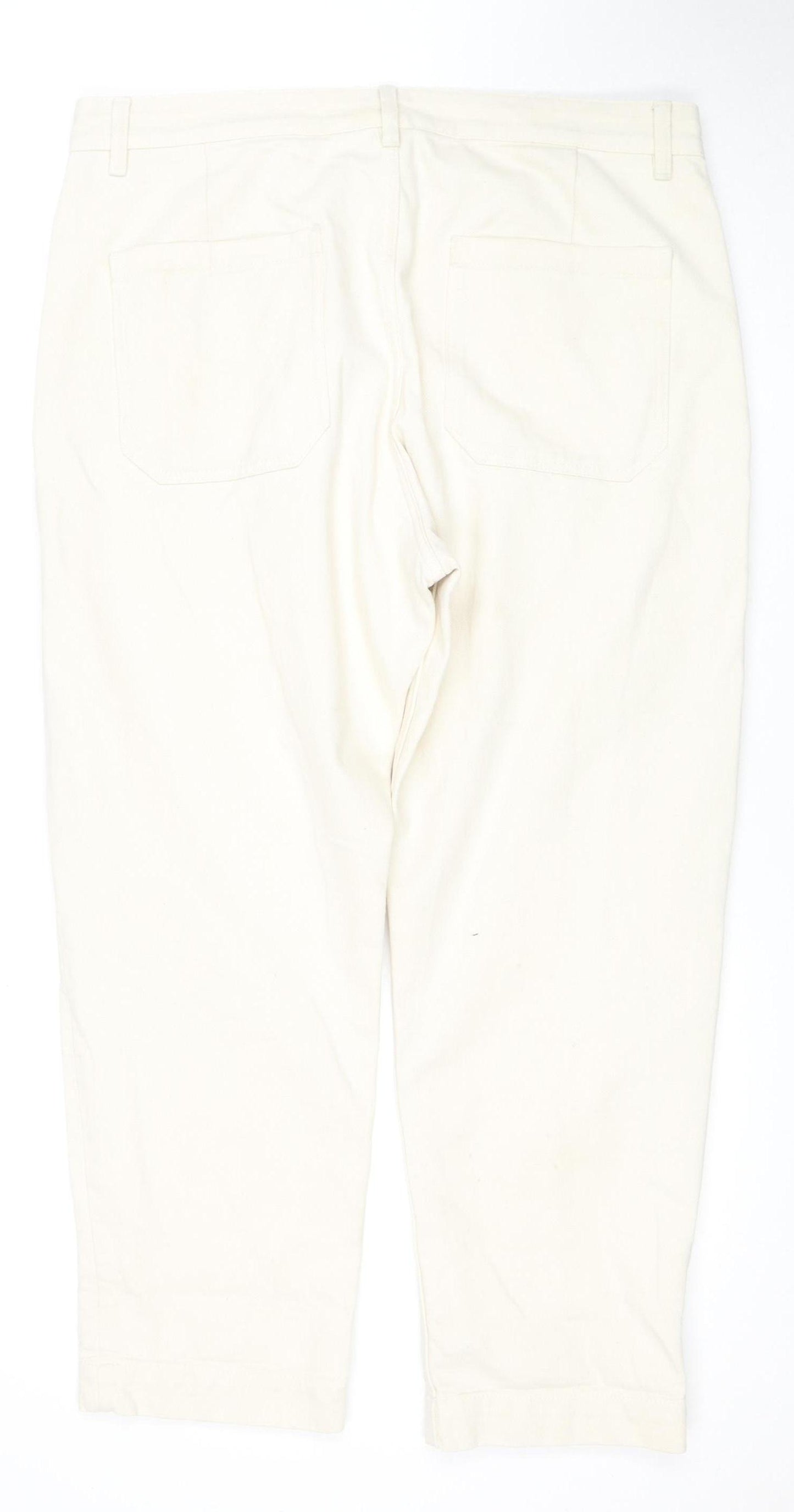 ZARA Men's Beige Denim Jeans, Size 34, Button Closure
