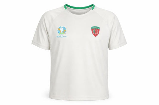 Front view of Euro 2020 Men's Beige Jersey -, size S, Football Style