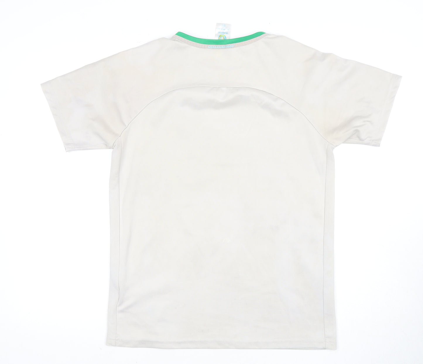 Euro 2020 Men's Beige Jersey - Size S, Football Style