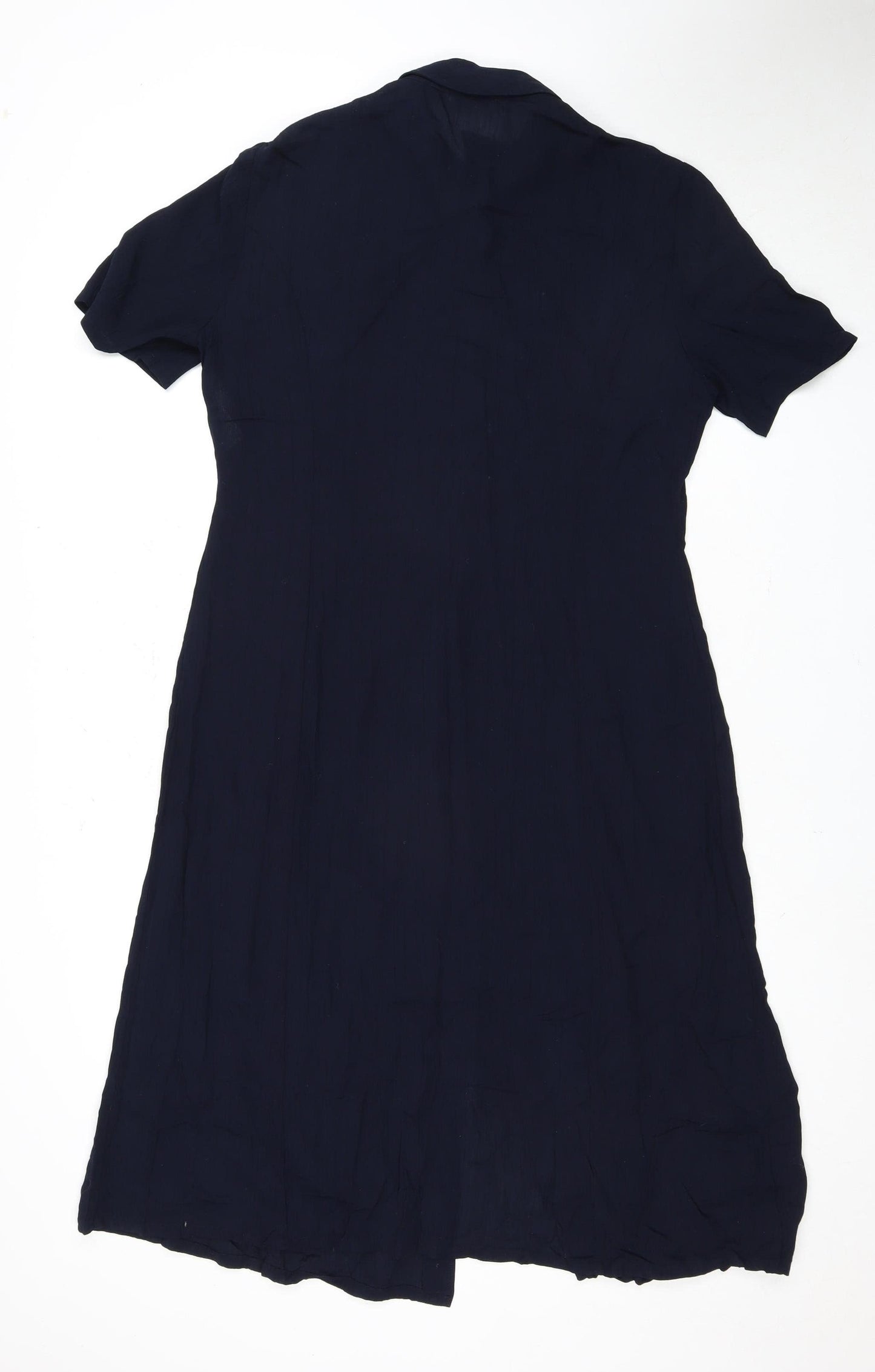 Marks and Spencer Women's Blue Shirt Dress Size 14
