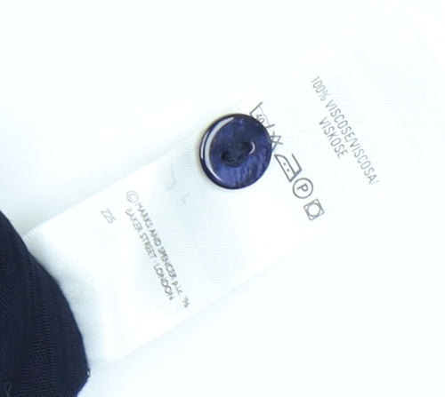 Marks and Spencer Women's Blue Shirt Dress Size 14