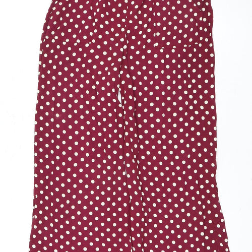 The Seamstress Polka Dot Wide-Leg Trousers, Size 10