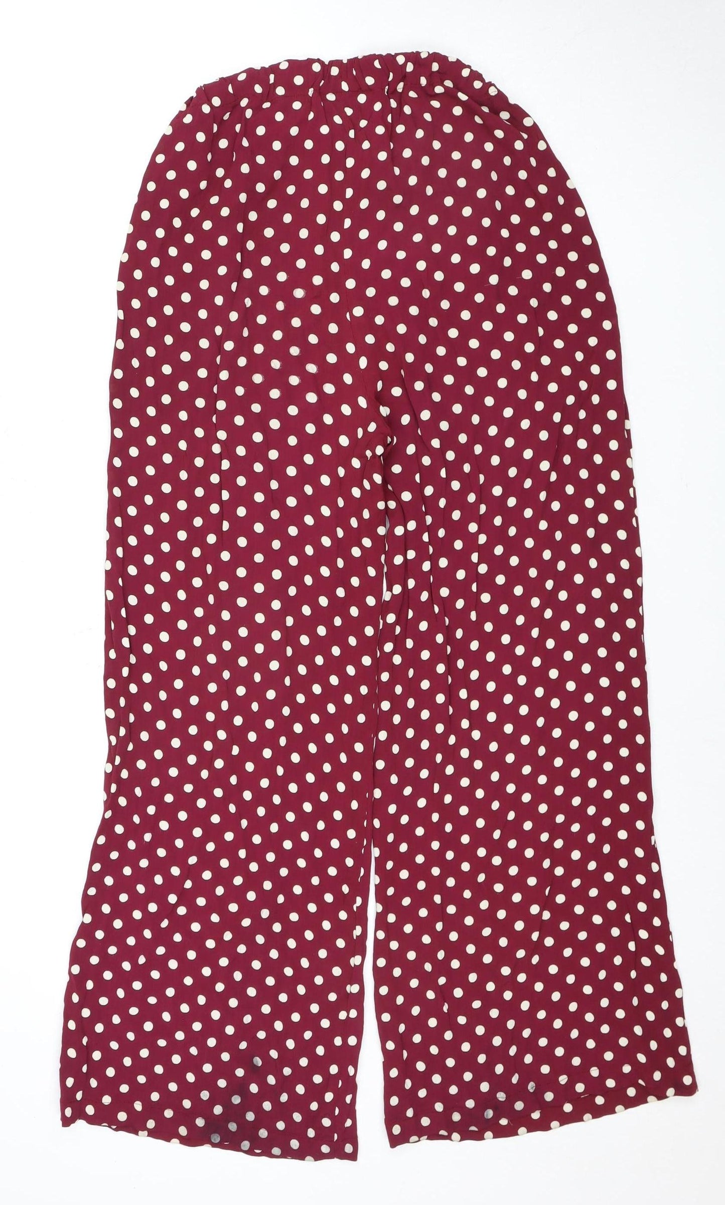 The Seamstress Polka Dot Wide-Leg Trousers, Size 10