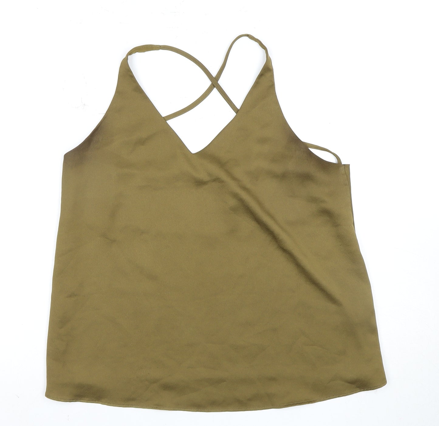 River Island Green Camisole Tank Top - Size 10