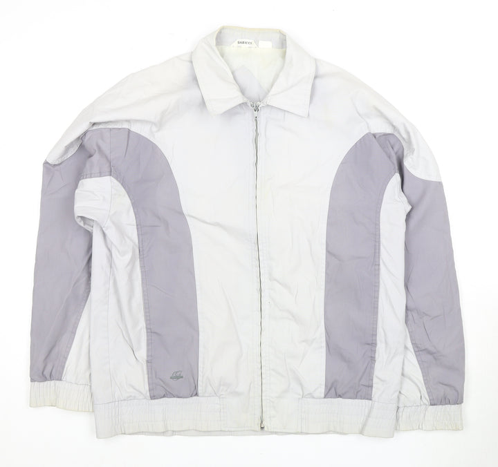 Gabicci Men's Grey Basic Jacket - S, Full Zip, Casual