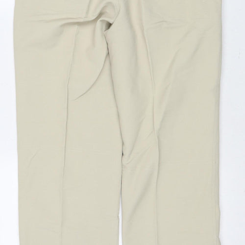 Altatensione Men's Beige Trousers Size 50