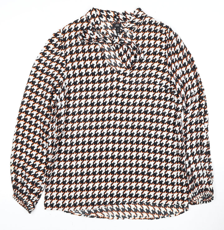 River Island Women's Multicoloured Blouse Size 10