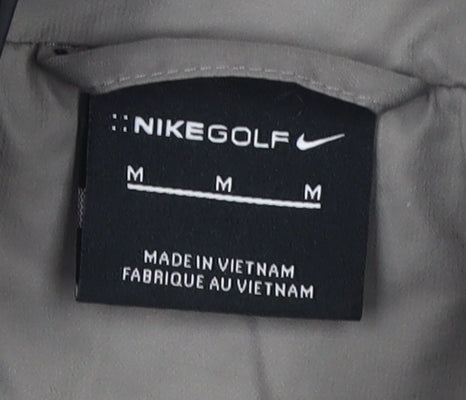 Nike Golf Men's Grey Pullover Top - M Casual Activewear