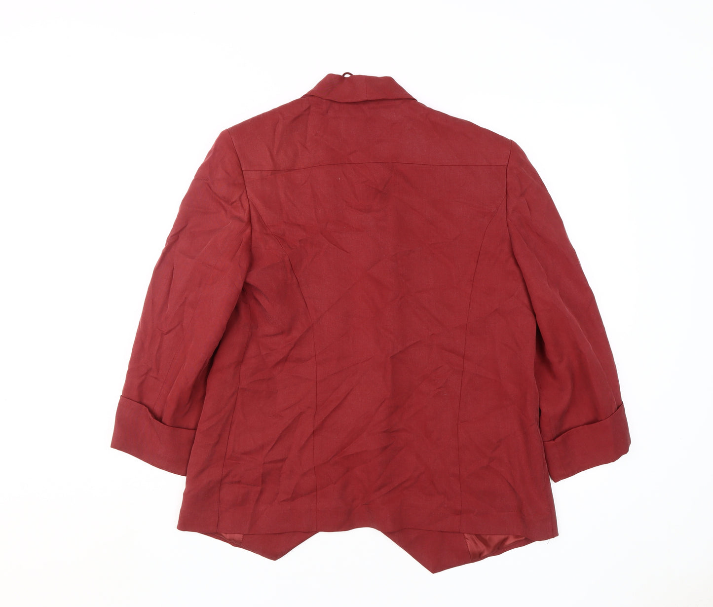 Marks and Spencer Red Women's Blazer Size 10