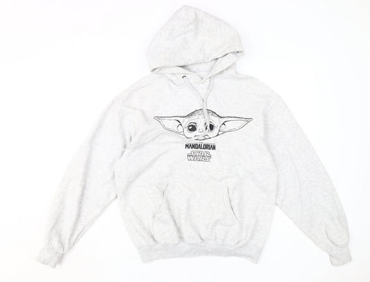 Front view of Primark boys’ grey star wars hoodie m